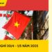Thủ tướng chính thức công bố lịch nghỉ 30/4 và 1/5 trong năm 2025