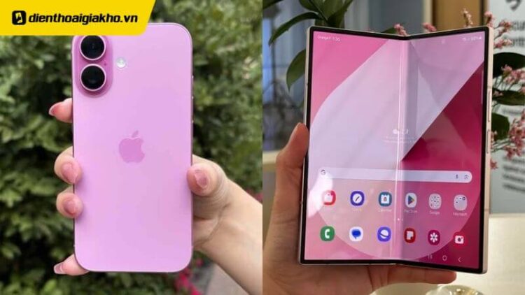 So sánh điện thoại iPhone 16 vs Galaxy Z Fold 6