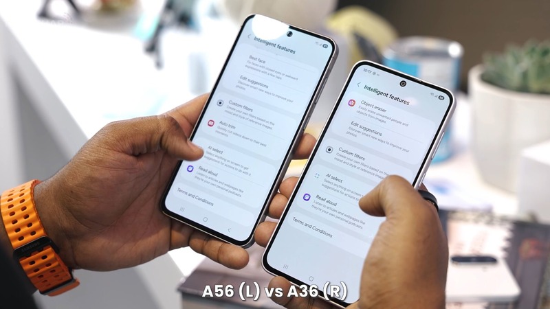 tính năng AI trên Galaxy A36 