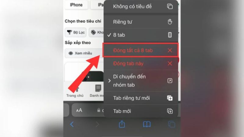 Trên iPhone/iPad