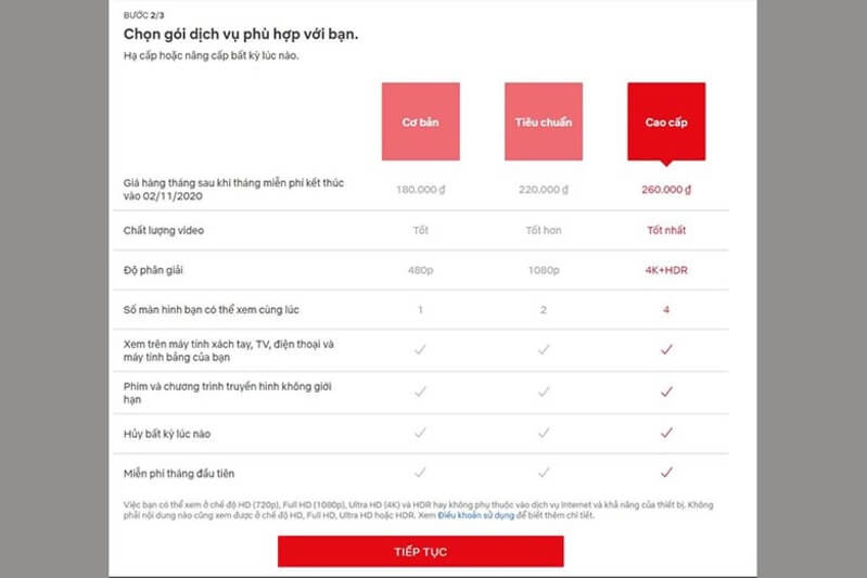 Hướng dẫn đăng ký tài khoản dùng thử Netflix 3