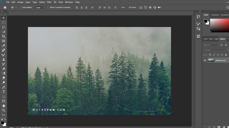 cách xóa watermark trên ảnh bằng Photoshop