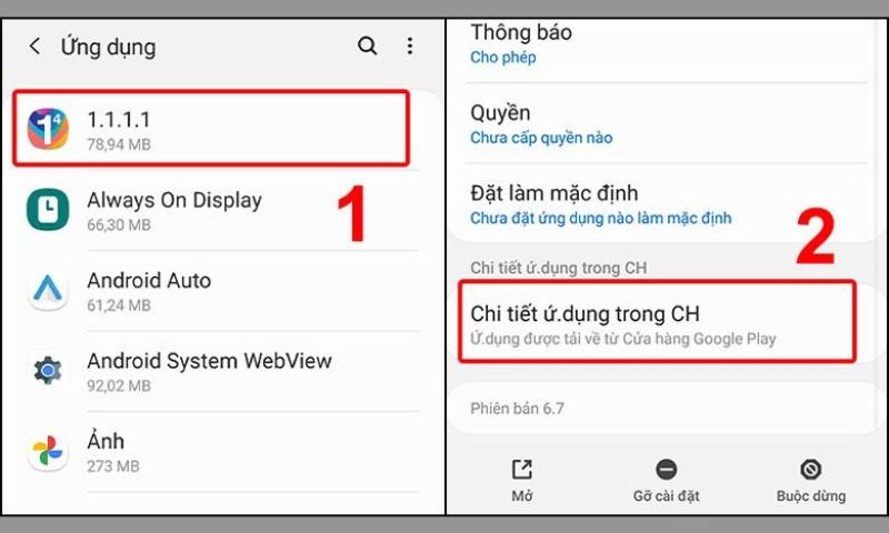 xóa bộ nhớ đệm trên Samsung 