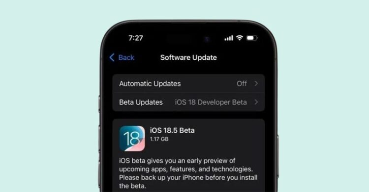 iOS 18.5 Public beta hiện đã có sẵn, đây là những tính năng mới