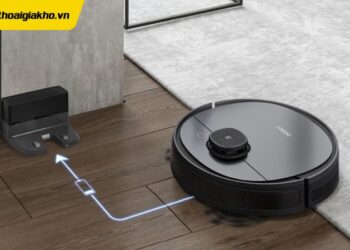 robot hút bụi lau nhà tự giặt giẻ