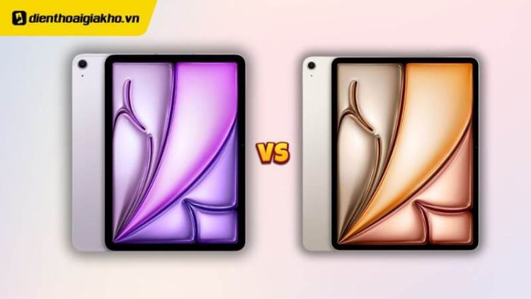 So sánh hai dòng iPad Air M3 và iPad Air M2