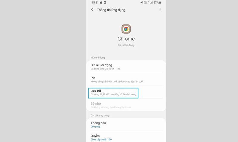 xóa bộ nhớ đệm trên Samsung 