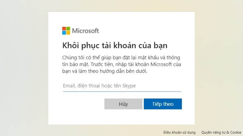 Cách xóa mật khẩu trong trường hợp quên mật khẩu