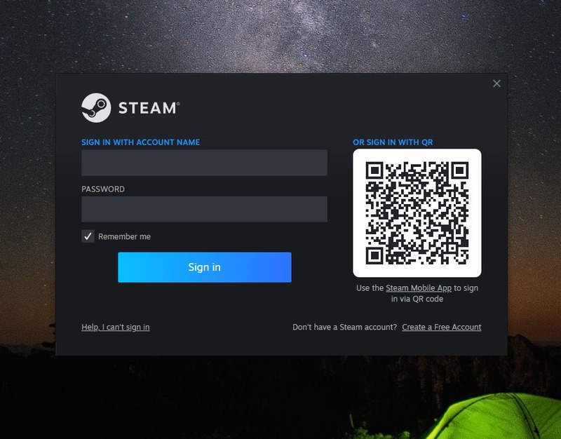 Tạo tài khoản Steam