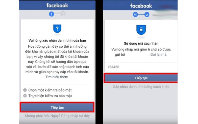 Cập nhật đủ thông tin tài khoản