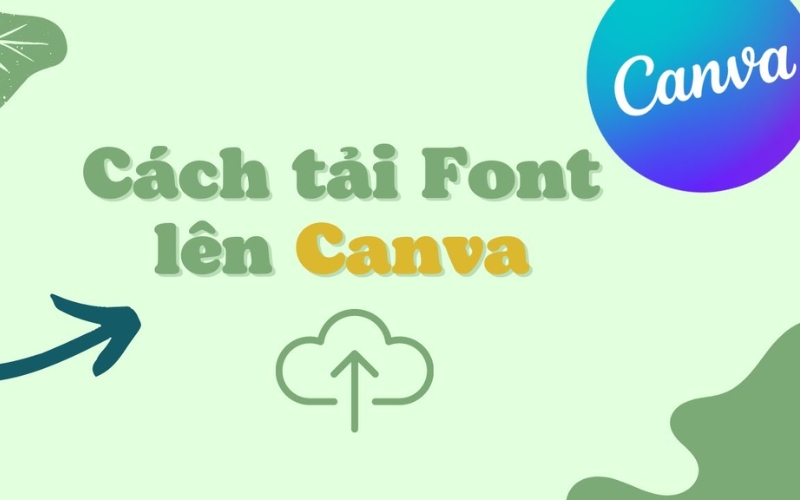 Điều kiện để có thể tải font chữ lên Canva