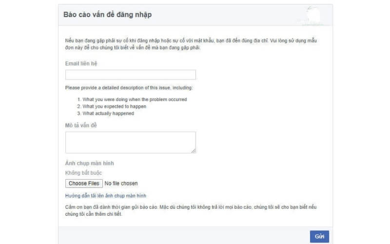 Khôi phục tài khoản Facebook bị khóa do quên mật khẩu
