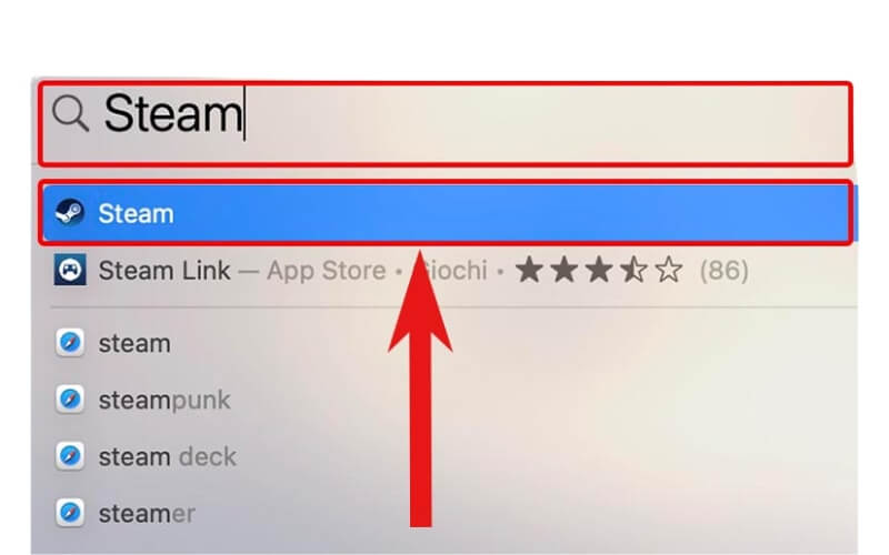 Tìm và khởi động Steam
