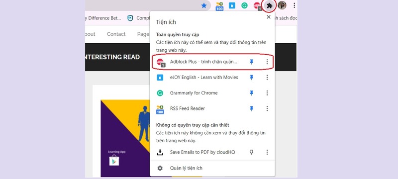 Adblock Plus bước 3
