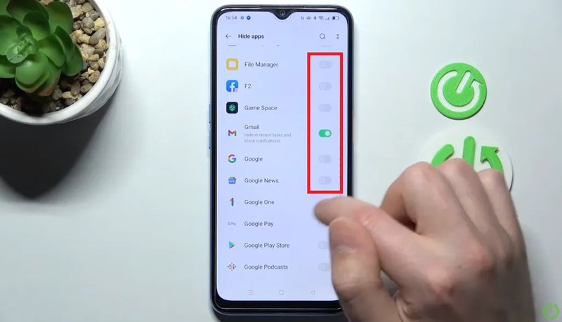 hoàn tất cách ẩn ứng dụng trên Oppo