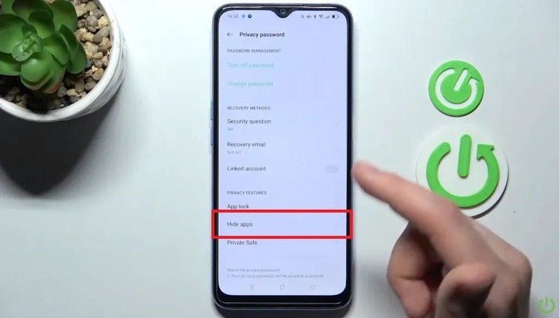 ẩn ứng dụng bước 3