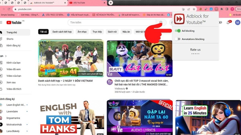 Sử dụng tiện ích Adblock for YouTube bước 3