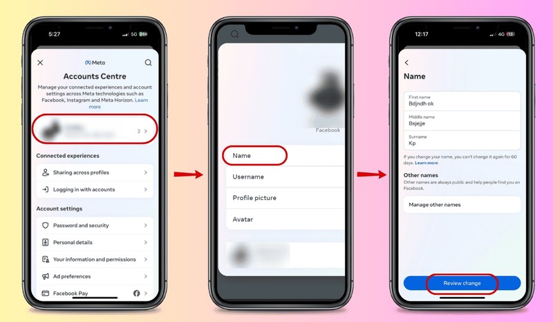 hoàn tất đổi tên Fanpage Facebook trên điện thoại