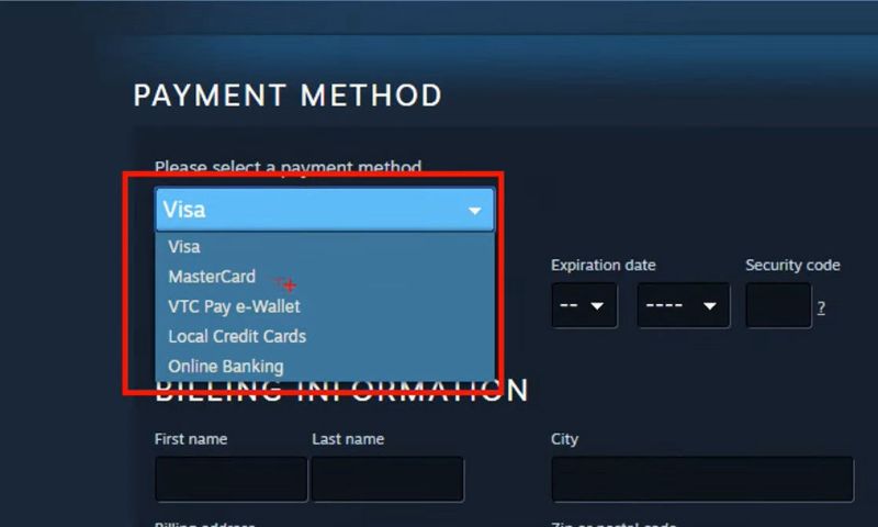 cách mua game trên Steam
