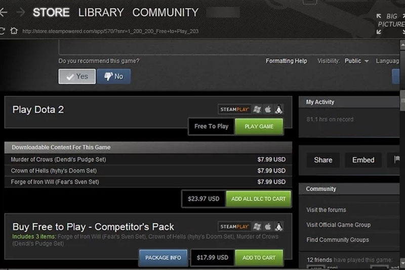 cách tải game trên Steam