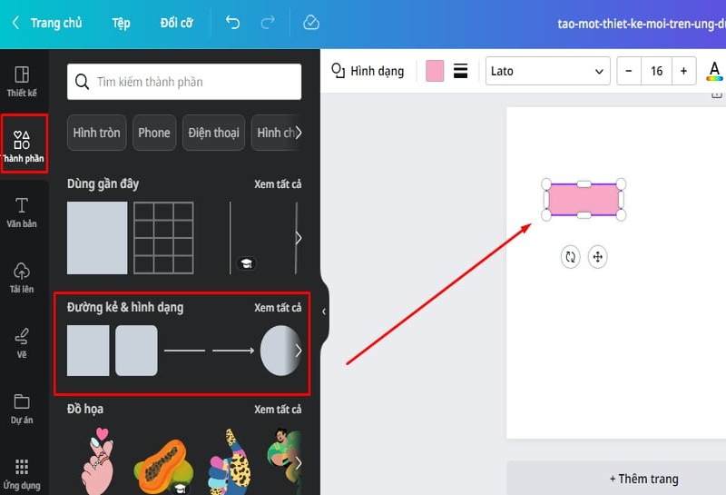Cách tạo bảng tùy chỉnh trong Canva 1