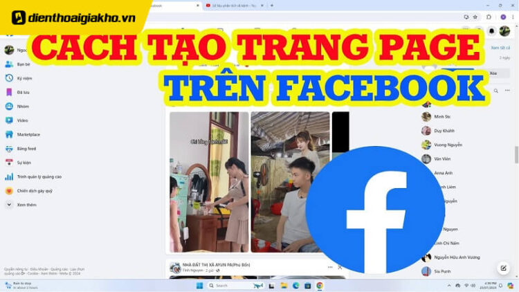 Cách tạo page trên Facebook
