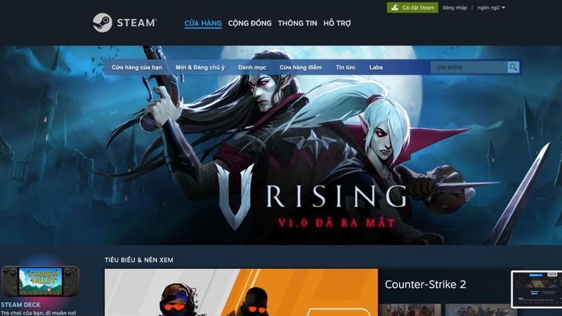 tạo tài khoản Steam khi bị chặn bước 1