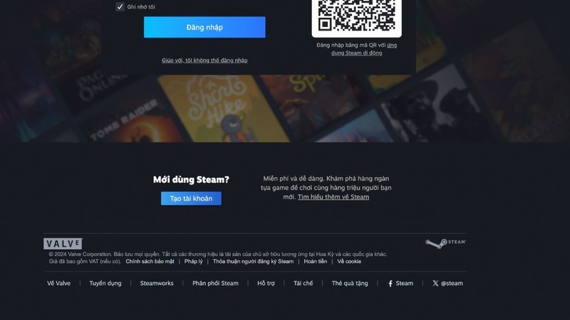 tạo tài khoản Steam bước 2