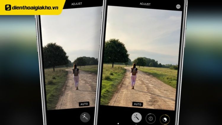 chỉnh ảnh trên iphone
