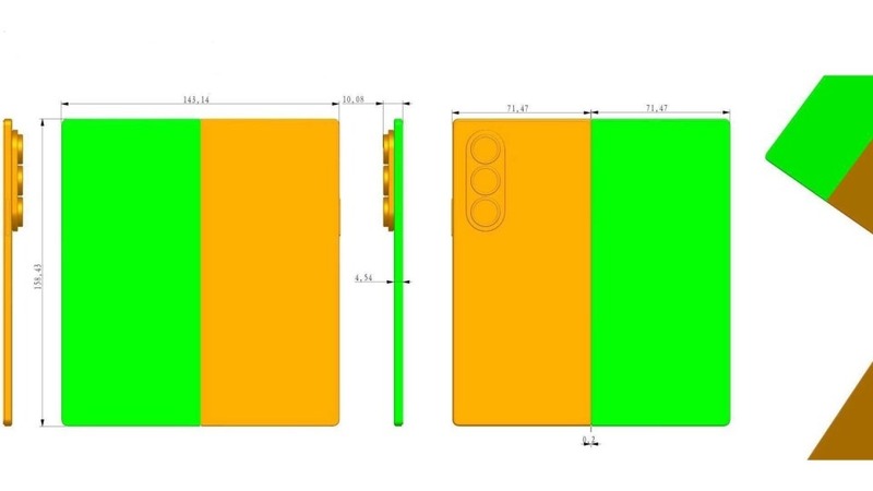Galaxy Z Fold7 bản cad