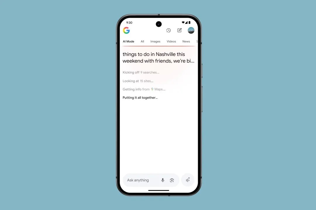 Google ra mắt chế độ AI