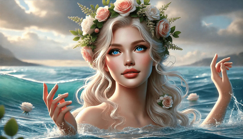 Nữ thần Aphrodite xinh đẹp