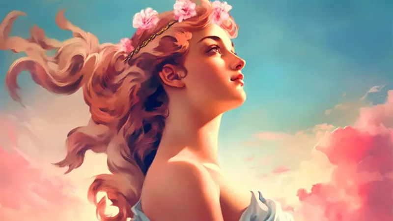 Nữ thần Aphrodite là biểu tượng của tình yêu