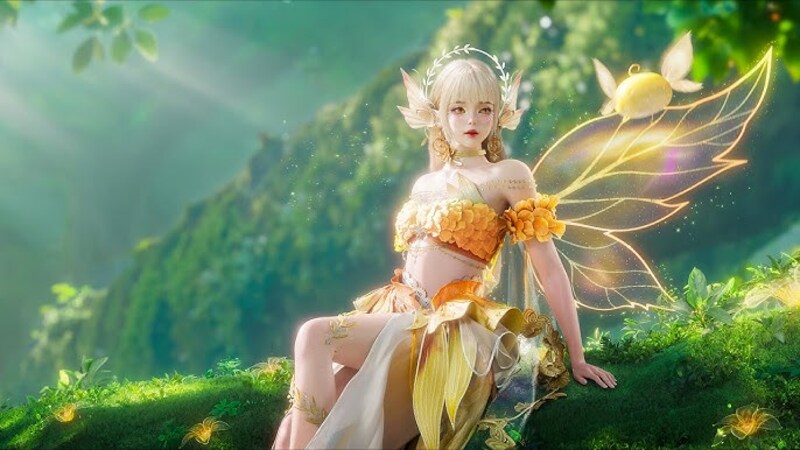 Hình nền nữ thần Aphrodite anime xinh xắn