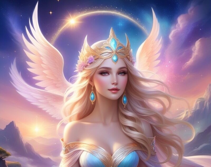 Hình ảnh nữ thần Aphrodite anime quyến rũ