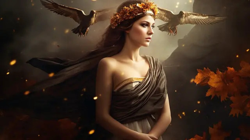 Hình nền nữ thần Aphrodite phong cách 3D hiện đại