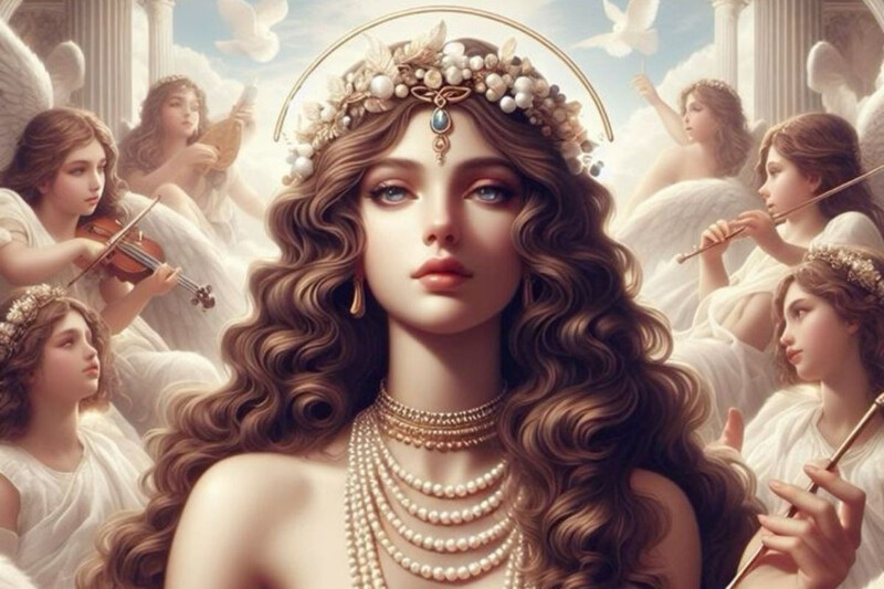Hình nền chân dung Aphrodite cận mặt