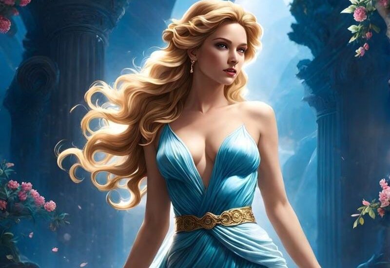 Hình nền nữ thần Aphrodite quyến rũ, thướt tha