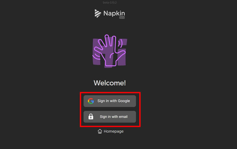 Napkin AI bước 2