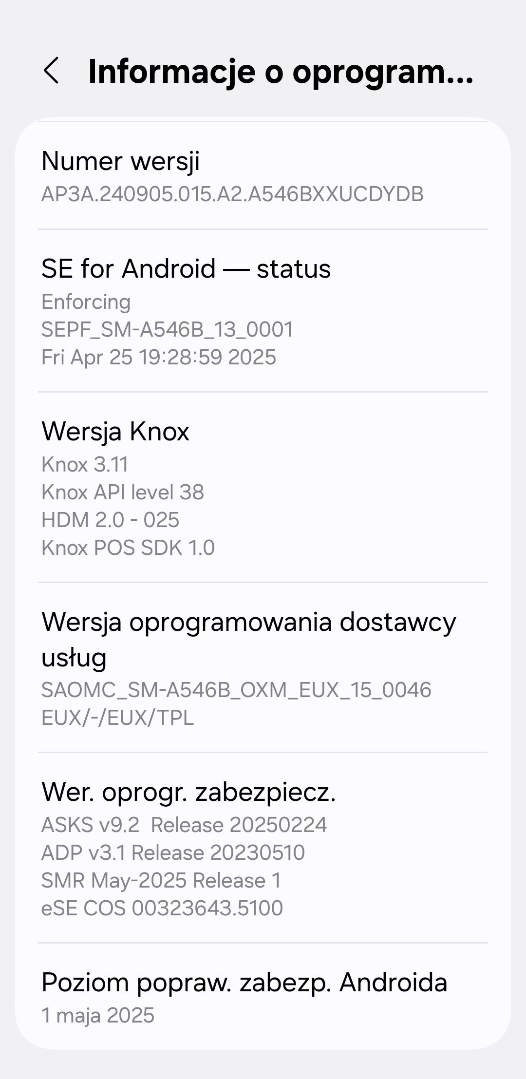 Galaxy A54 One UI 7