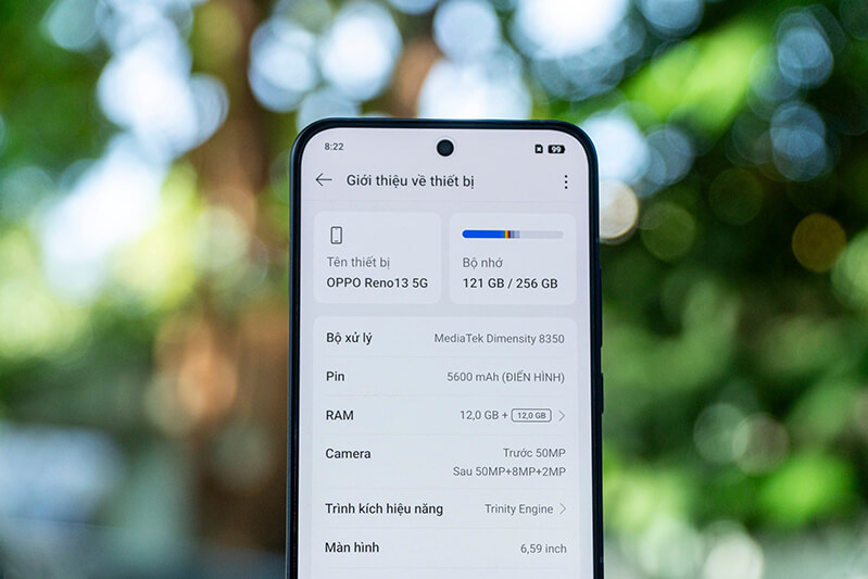 Reno 13F 5G dẫn đầu với chip mạnh mẽ