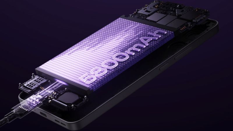 Dung lượng pin lên tới 5000mAh và hỗ trợ sạc nhanh 45W