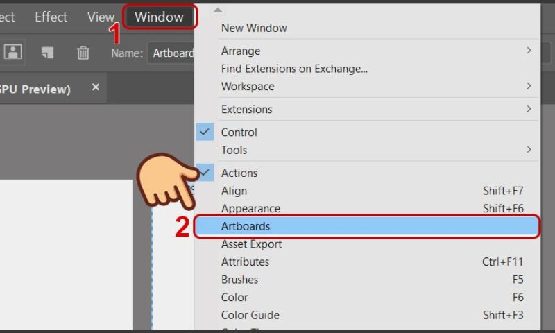 cách tạo Artboard trong Photoshop