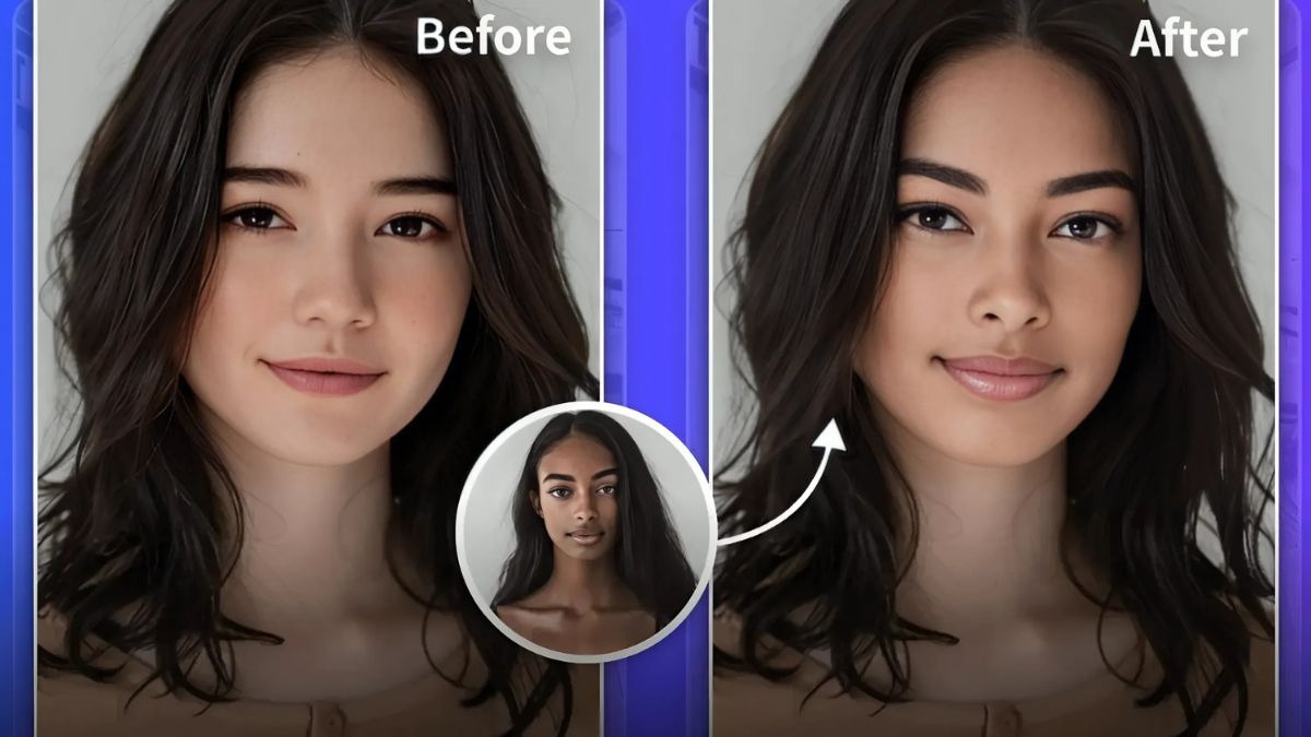 Dùng các công cụ hoán đổi khuôn mặt