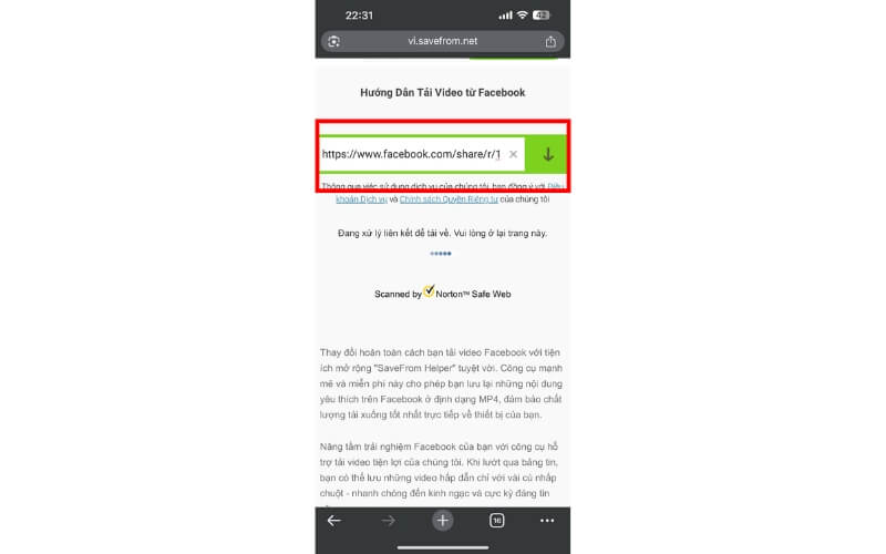 Cách tải video trên Facebook về điện thoại