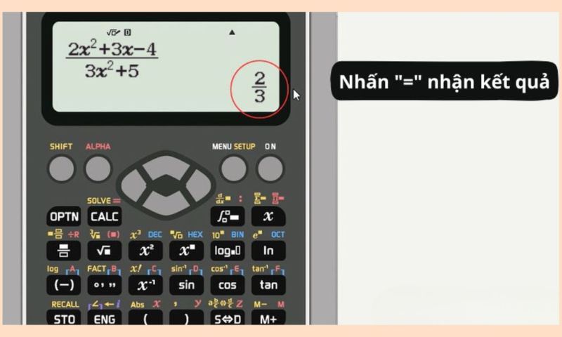 cách tính lim bằng máy tính 580