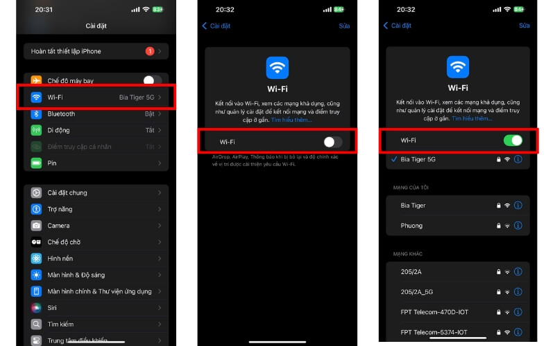 Cách xử lý điện thoại không kết nối được WiFi