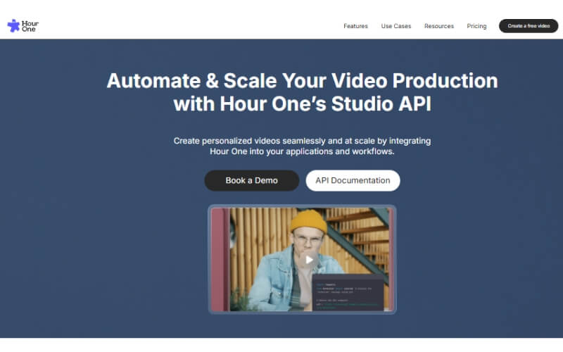 Hour One cung cấp API mạnh mẽ