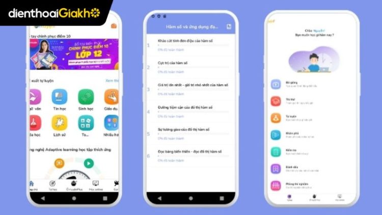 app ôn thi đại học