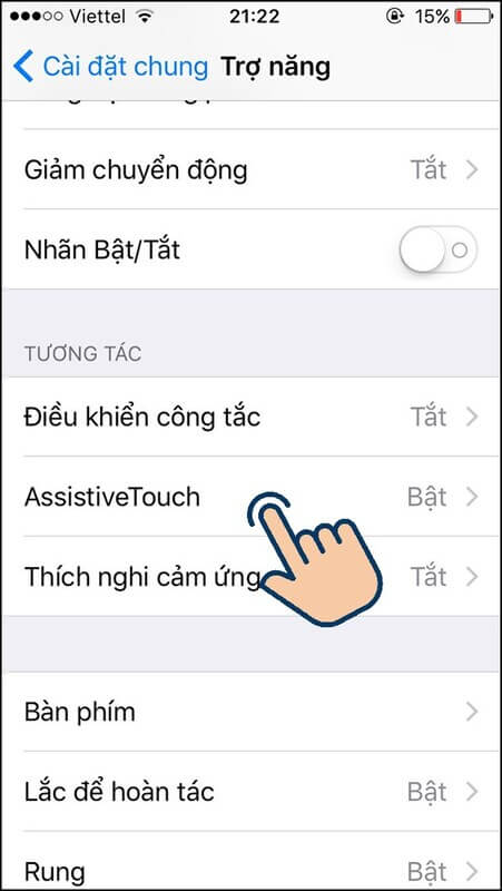 Cách mở nút home ảo với phiên bản iOS 12 trở về trước 4